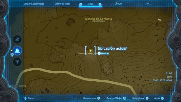 The Legend of Zelda: Tears of the Kingdom - Santuario de Minetaq, Cueva de la meseta Lontania