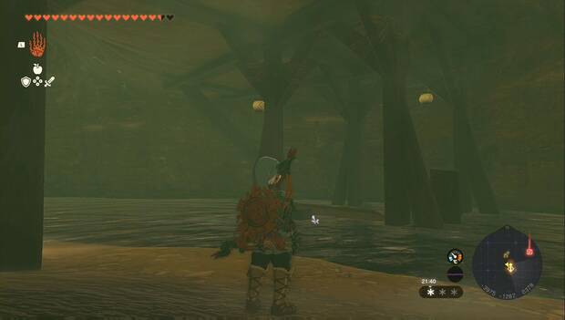 The Legend of Zelda: Tears of the Kingdom - Atalaya de la cordillera de Gerudo, ubicación de la parte inferior de la atalaya