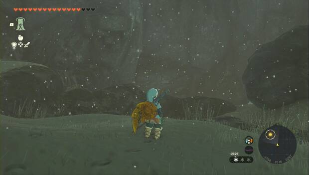 The Legend of Zelda: Tears of the Kingdom - El gran fósil de Hebra, cueva del Gran fósil de Hebra