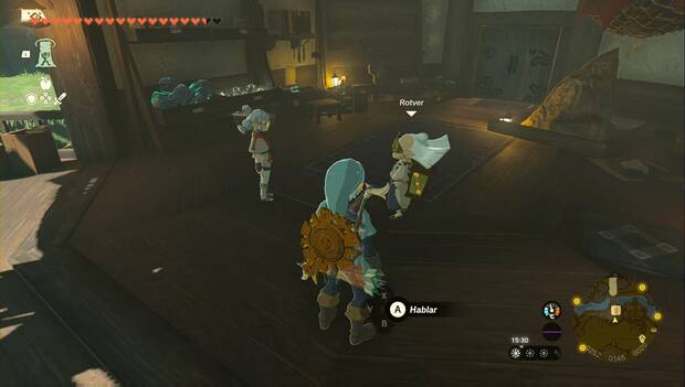 The Legend of Zelda: Tears of the Kingdom - Los habitantes del subsuelo: Josha y Rotver hablando