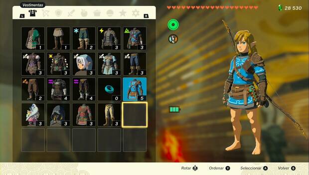The Legend of Zelda: Tears of the Kingdom - Armadura arcaica