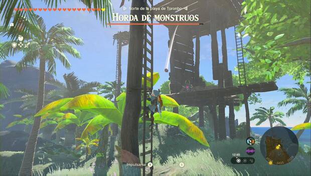 The Legend of Zelda: Tears of the Kingdom - En busca de la guarida pirata, Horda de monstruos de la isla pirata