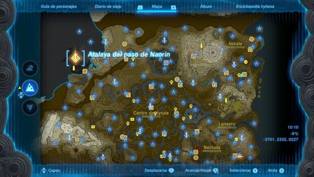 The Legend of Zelda: Tears of the Kingdom - Atalayas: atalaya del paso de Naorin