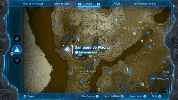 The Legend of Zelda: Tears of the Kingdom - Santuario de Wao'sa