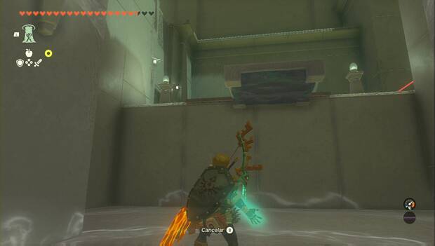 The Legend of Zelda: Tears of the Kingdom - Santuario de Sa'iroua, plataforma móvil