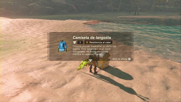 The Legend of Zelda: Tears of the Kingdom - Camiseta de langosta