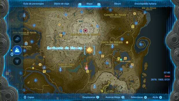 The legend of Zelda: Tears of the Kingdom - Santuario de Mosiap