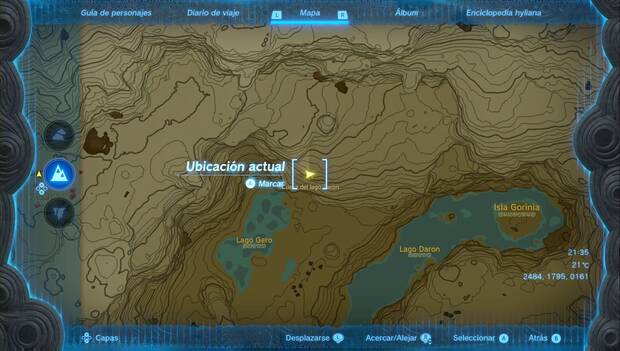 The legend of Zelda: Tears of the Kingdom - Santuario de Mosiap, cueva del lago Daron