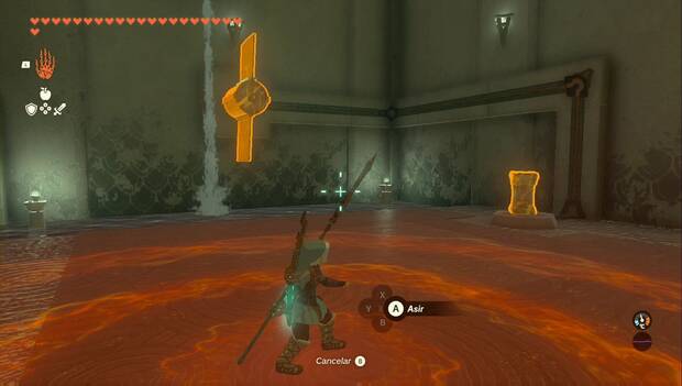 The Legend of Zelda: Tears of the Kingdom - Santuario de Mog'awaq, batería recargable y molino montado