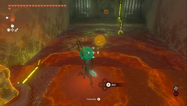 The Legend of Zelda: Tears of the Kingdom - Santuario de Mog'awaq, batería y circuito cerrado con agua