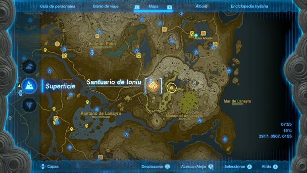 The Legend of Zelda: Tears of the Kingdom - Santuario de Ioniu