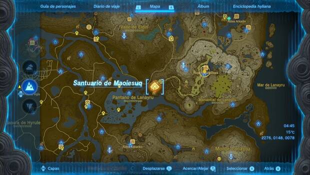 The Legend of Zelda: Tears of the Kingdom - Sasntuario de Maoiesuq