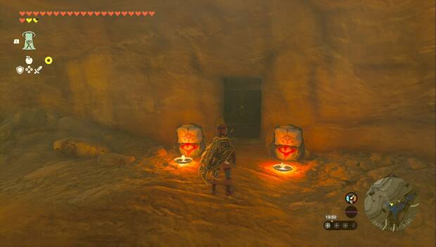 The Legend of Zelda: Tears of the Kingdom - El examen del clan Yiga, puerta de la base de los Yiga