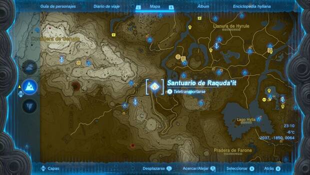 The Legend of Zelda: Tears of the Kingdom - Santuario de Raquda'it