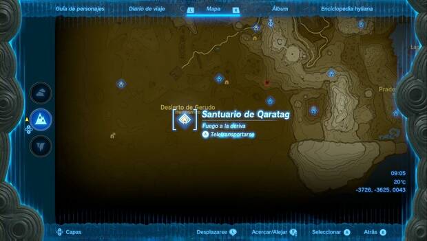 The Legend of Zelda: Tears of the Kingdom - Santuario de Qaratag