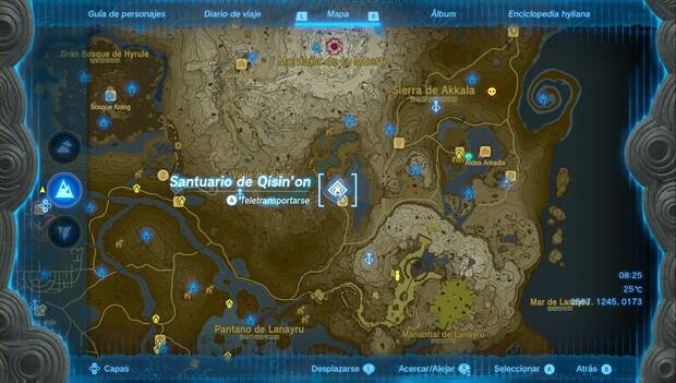 The Legend of Zelda: Tears of the Kingdom - Santuario de Qisin'on