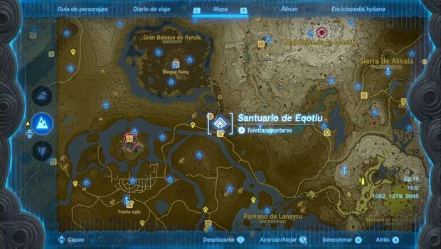 The Legend of Zelda: Tears of the Kingdom - Santuario de Eqotiu