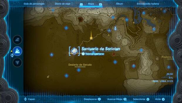 The Legend of Zelda: Tears of the Kingdom - Santuario de Soriotan