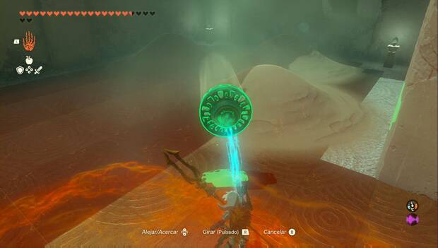 The Legend of Zelda: Tears of the Kingdom - Santuario de Soriotan, dunas en la primera zona