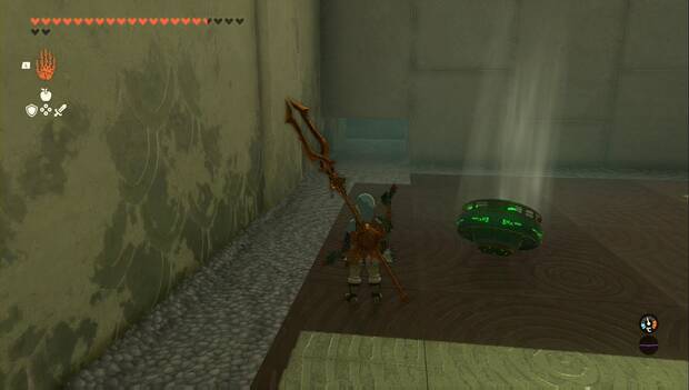 The Legend of Zelda: Tears of the Kingdom - Santuario de Soriotan, túnel en la segunda sala