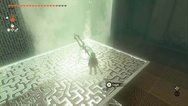 The Legend of Zelda: Tears of the Kingdom - Santuario de Soriotan, rayo de luz reenfocado