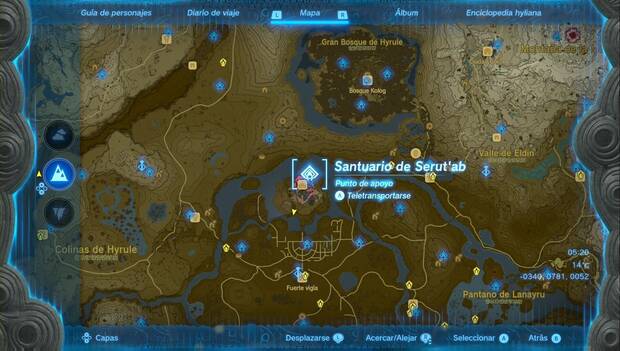 The Legend of Zelda: Tears of the Kingdom - Armaduras normales: Santuario de Serut'ab