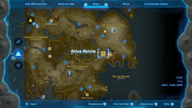 The Legend of Zelda: Tears of the Kingdom - Armaduras normales: Aldea Hatelia