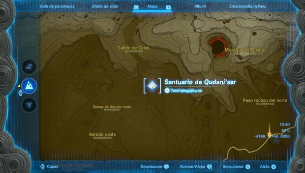 The Legend of Zelda: Tears of the Kingdom - Santuario de Qudani'sar