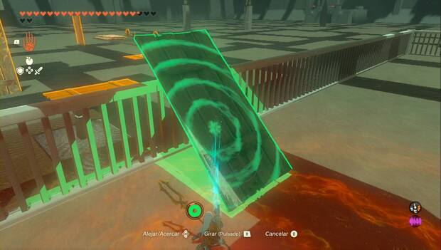 The Legend of Zelda: Tears of the Kingdom - Santuario de Qudani'sar, pendiente para pasar sobre la valla