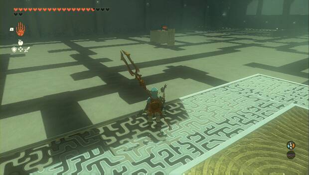 The Legend of Zelda: Tears of the Kingdom - Santuario de Qudani'sar, estructura del segundo cofre
