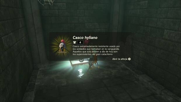 The Legend of Zelda: Tears of the Kingdom - Armaduras normales: casco hyliano