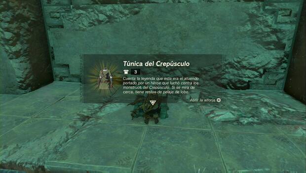 The Legend of Zelda: Tears of the Kingdom - Armaduras normales: Túnica del Crepúsculo