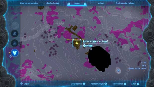 The Legend of Zelda: Tears of the Kingdom - Armaduras normales: Mina del Valle de Labla