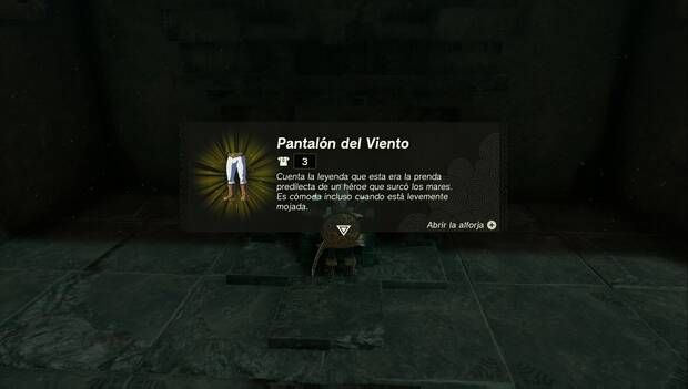 The Legend of Zelda: Tears of the Kingdom - Set del Viento: Pantalones del Viento
