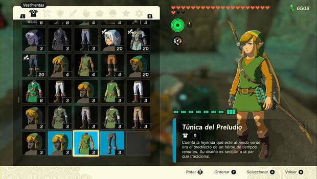The Legend of Zelda: Tears of the Kingdom - Set del Preludio