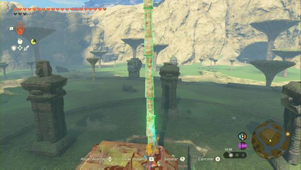 The Legend of Zelda: Tears of the Kingdom - Set del Despertar: columna levantada