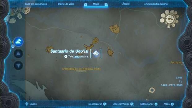 The Legend of Zelda: Tears of the Kingdom - Santuario de Uqo'isi