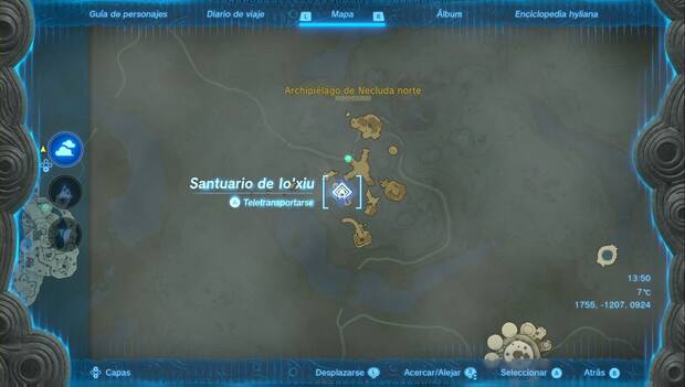 The Legend of Zelda: Tears of the Kingdom - Santuario de Io'xiu