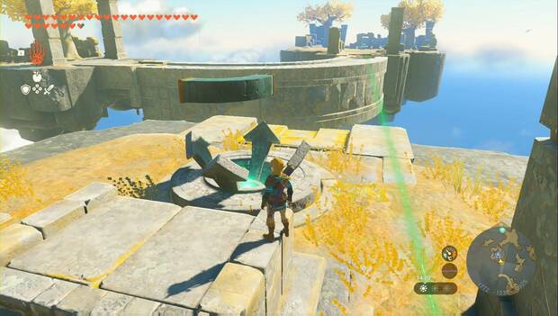 The Legend of Zelda: Tears of the Kingdom - Santuario de Io'xiu, herramienta para mover la placa