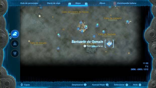 The Legend of Zelda: Tears of the Kingdom - Santuario de Qumain