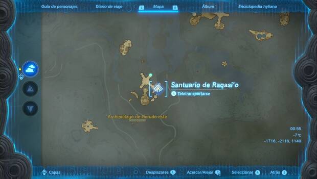 The Legend of Zelda: Tears of the Kingdom - Santuario de Raqasi'o