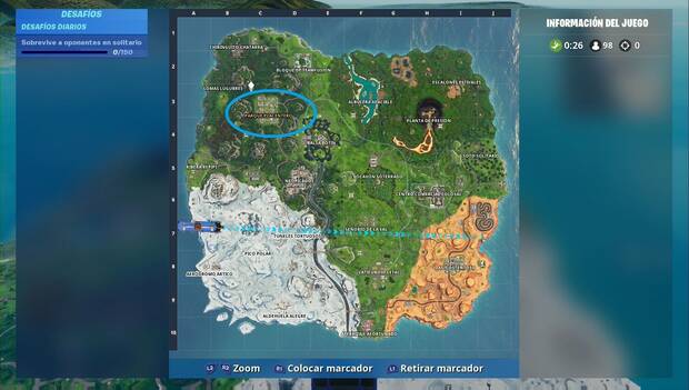 Fortnite Battle Royale - Completa desafíos en Zonas Ardientes: cómo localizar una Zona Ardiente