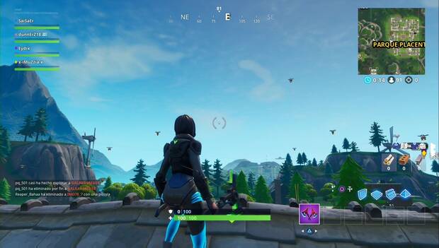 Fortnite Battle Royale - Completa desafíos en Zonas Ardientes: Portabotines en Zonas Ardientes