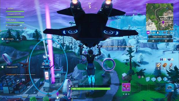 Fortnite - Fortbyte #02: localización del Fortbyte en la tore del reloj