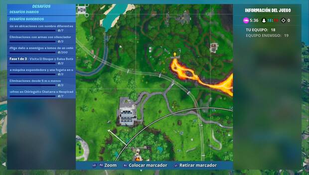 Fortnite - Localización del Fortbyte 12