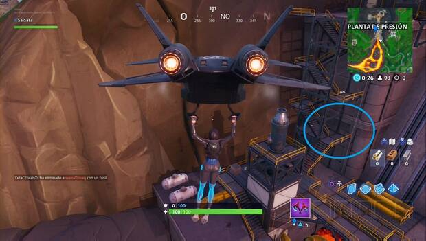 Fortnite Battle Royale - Punto donde aparece la estrella