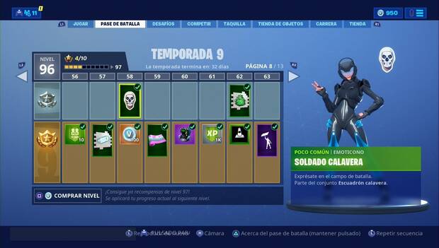 Fortnite - Fortbyte #3: emote soldado calavera