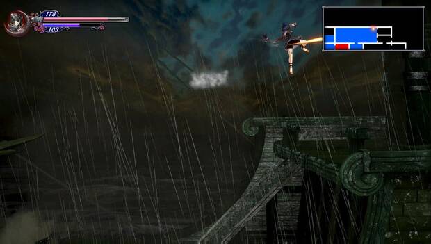 Bloodstained Ritual of the night - Patada voladora en el aire