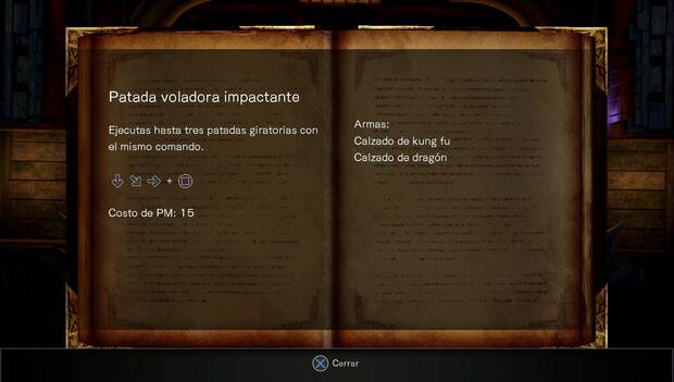 Bloodstained Ritual of the night - Galeón Minerva: técnica patada voladora impactante