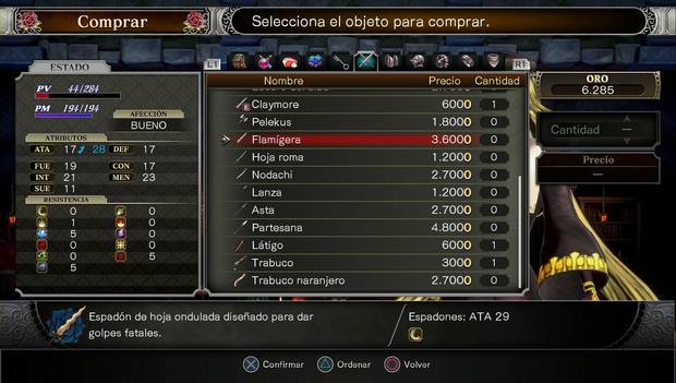 Bloodstained Ritual of the night - Arvantville: Flamígera